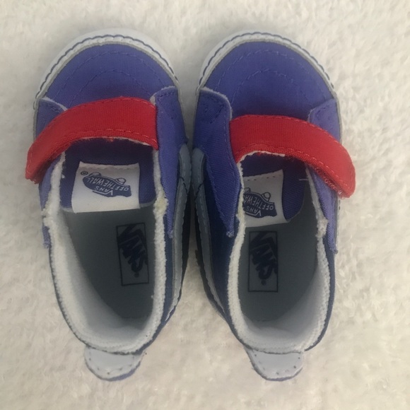Vans Kids' Baby SK8-Hi Crib Shoes, High Top, Slip On, Velcro
US Infant size 3 - Picture 7 of 10